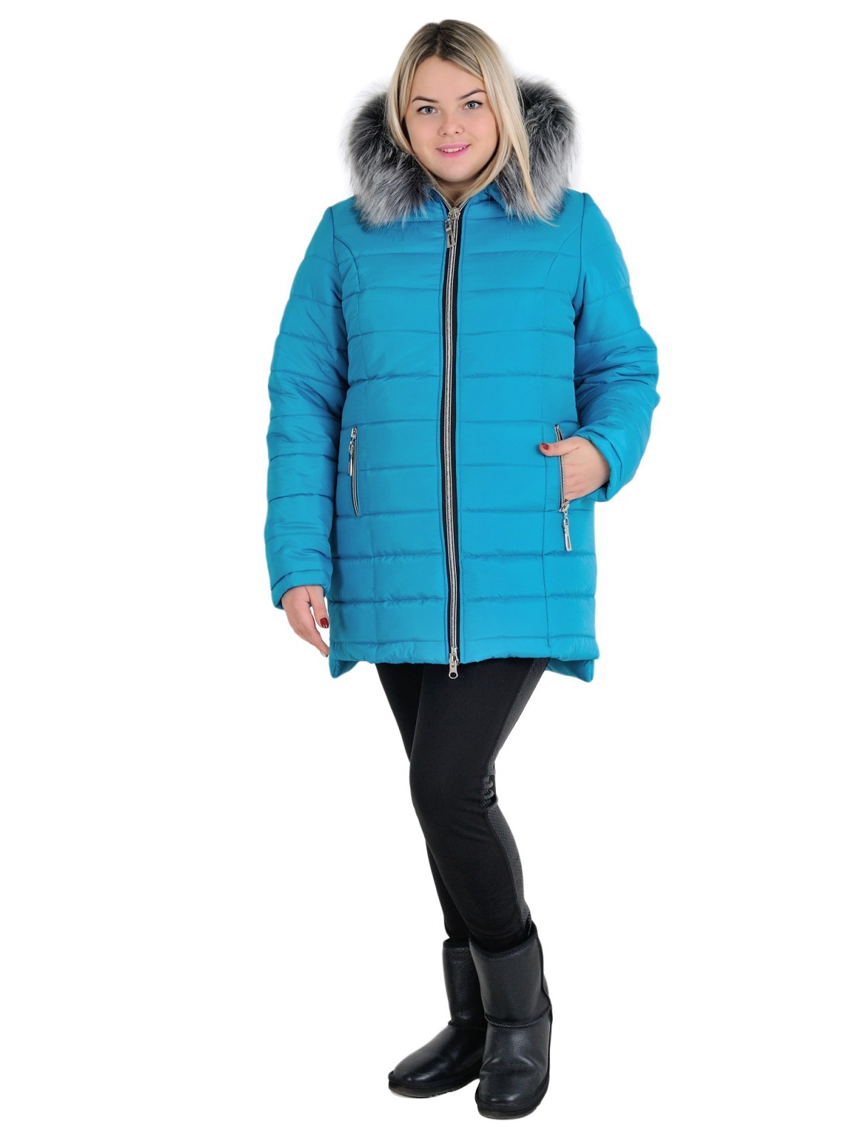 

Куртка зимняя San-A-Belle Софи XL () бирюзовый, Куртка зимняя San-A-Belle Софи XL (48) бирюзовый