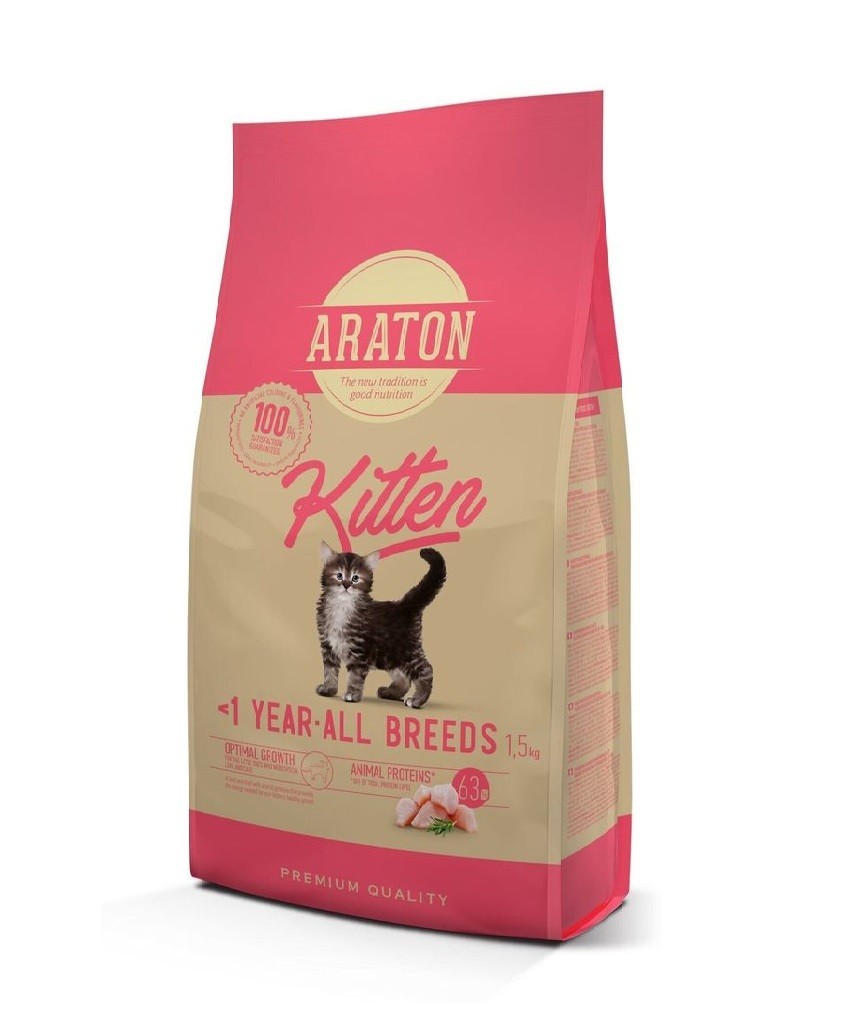 

Сухой корм ARATON для котят kitten 15 кг