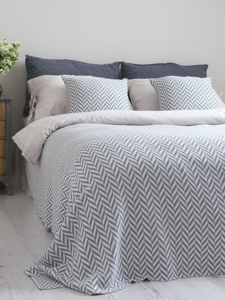 

Плед Betires Zigzag Gray 150x200