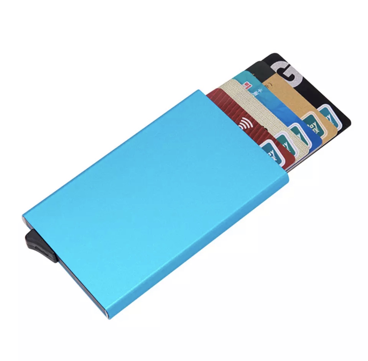 

Кардхолдер Aelice голубой металлик cardholder blue