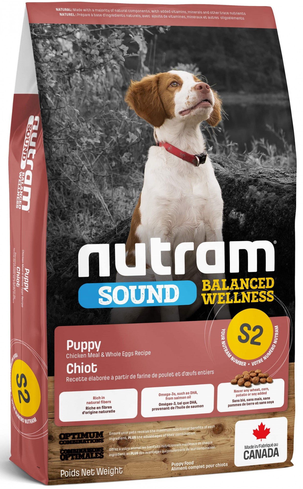 

Сухой корм для щенков средних и больших пород Nutram Sound Balanced Wellness Puppy со вкусом курицы 20 кг (2000000006512)