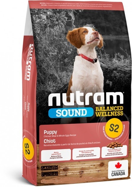 

Сухой корм для собак Nutram Sound Balanced Wellness Puppy со вкусом курицы 2 кг (067714102222)