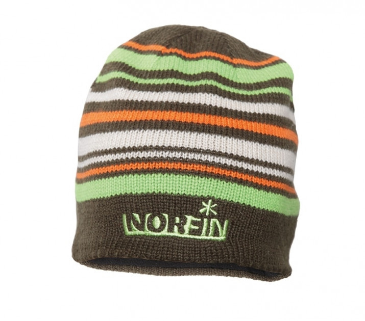 

Шапка в'язана Norfin FROST (підкл.фліс / BR в смужку) р.L