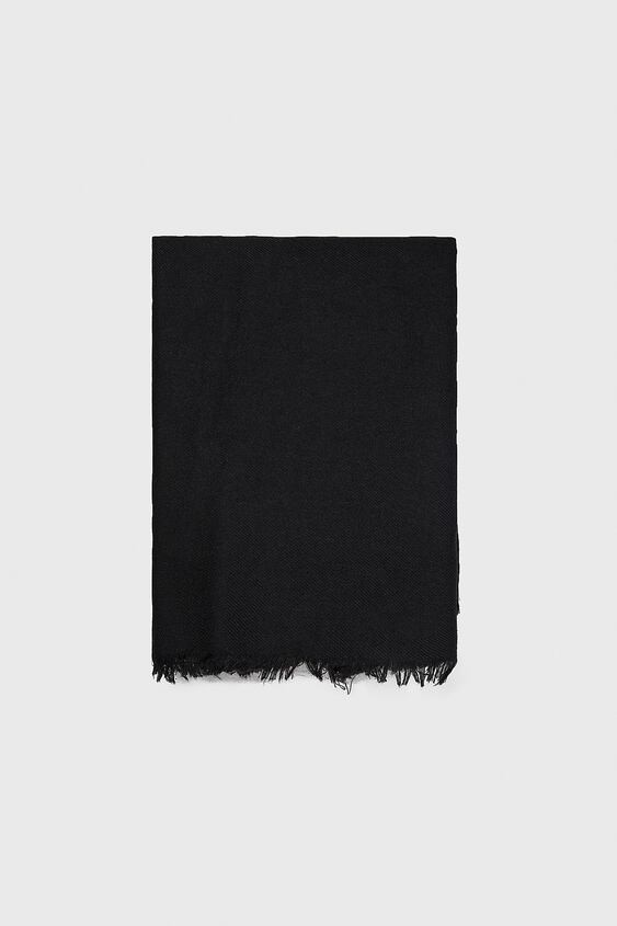 

Шарф Zara черный полиэстер M (8585 404 800)