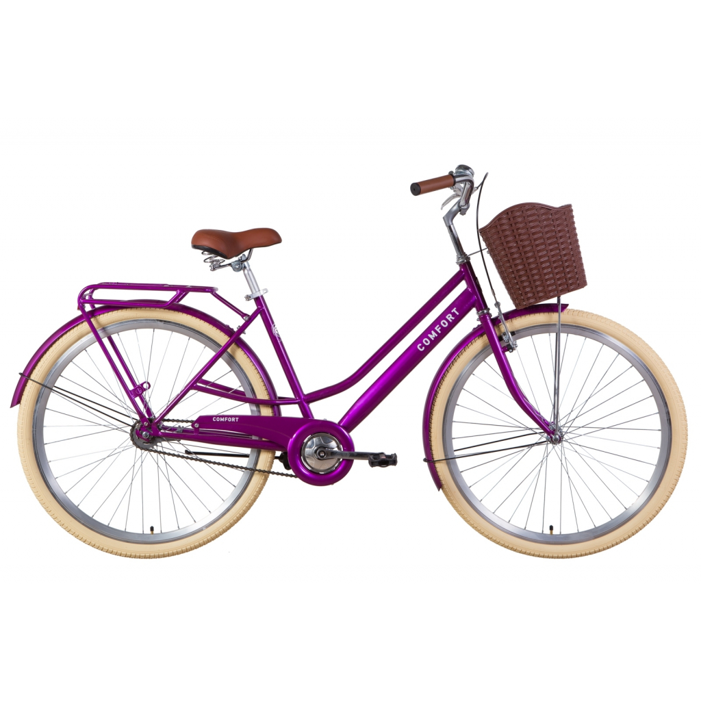 

Велосипед Дорожник 28" COMFORT FEMALE рама-19,5" 2021 Purple (OPS-D-28-196)