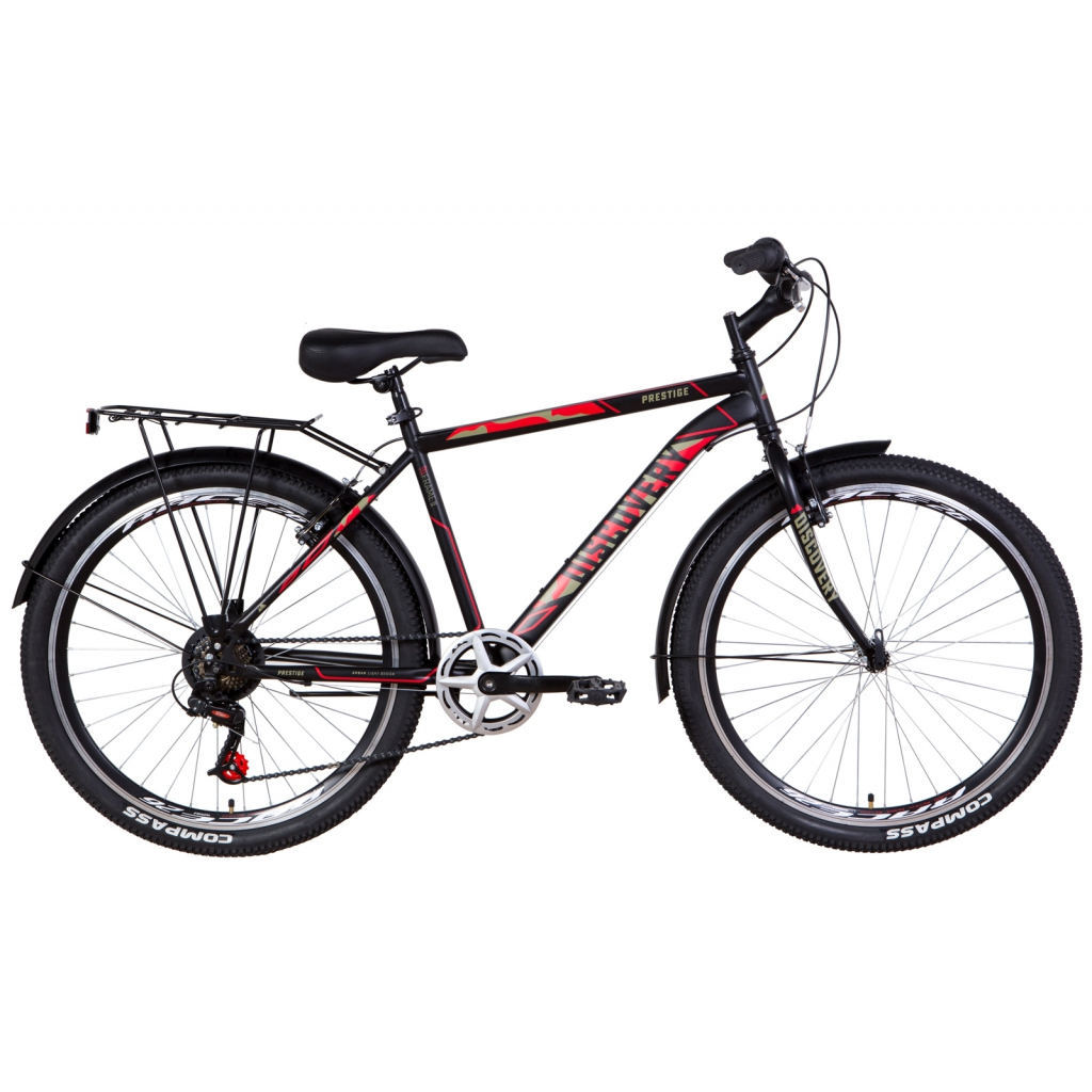 

Велосипед Discovery 26" PRESTIGE MAN Vbr рама-18" 2021 Black/Red (OPS-DIS-26-358)