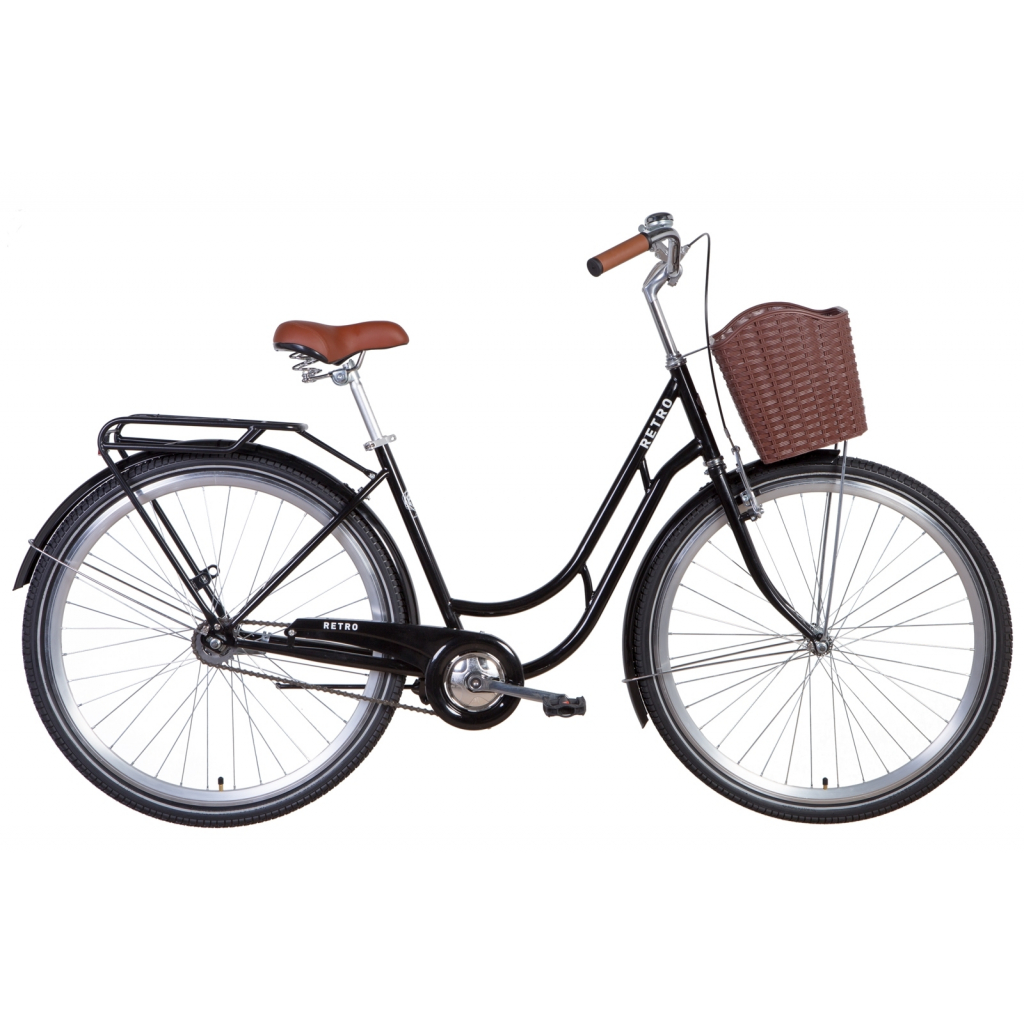 

Велосипед Дорожник 28" RETRO рама-19" 2021 Black (OPS-D-28-220)