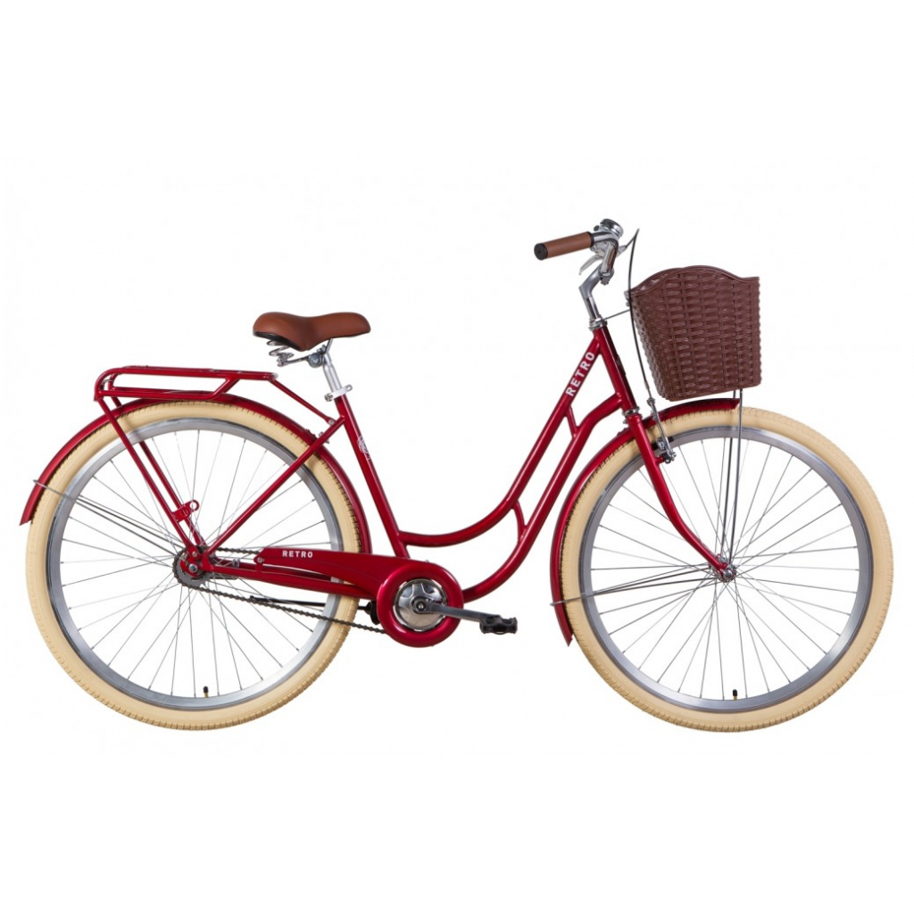 

Велосипед Дорожник 28" RETRO рама-19" 2021 Ruby (OPS-D-28-221)