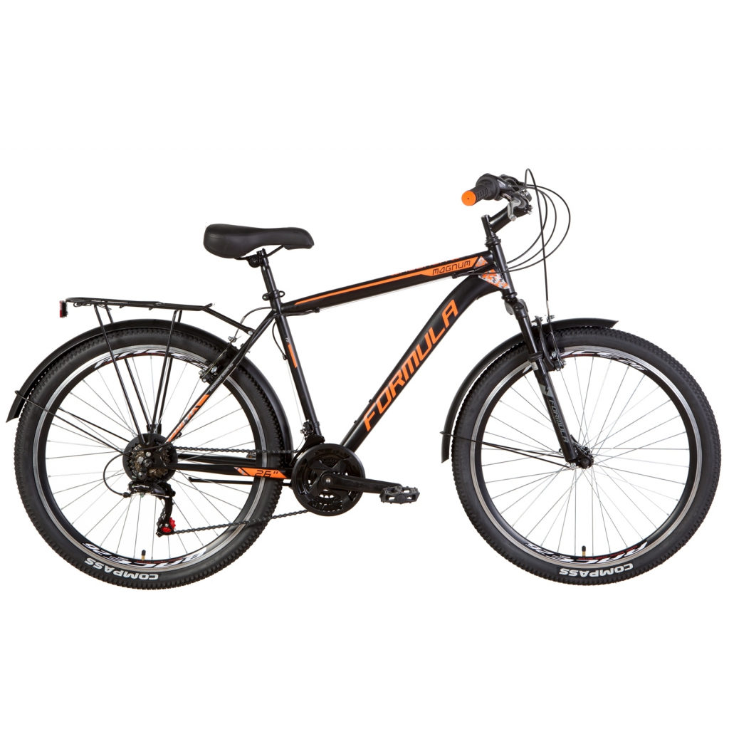 

Велосипед Formula 26" MAGNUM AM Vbr рама-19" 2021 Black/Orange (OPS-FR-26-473)