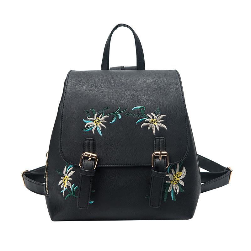 

Женский рюкзак Tessa Flowers Black