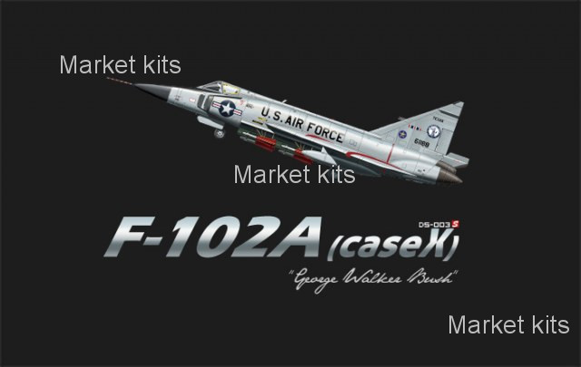 

Американский истребитель-перехватчик F-102A (Case X) "George Walker Bush" 1:72 Meng (MENG-DS003s)