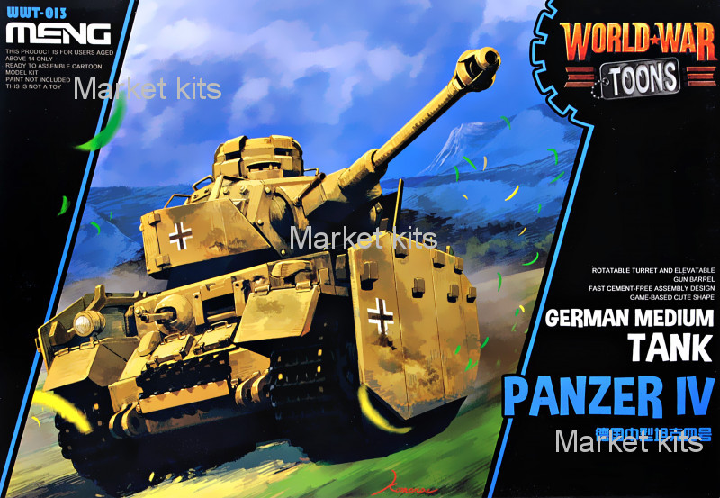 

Немецкий средний танк Panzer IV (World War Toons series) Meng (MENG-WWT013)