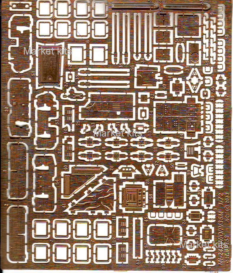 

Фототравление для вертолета Mи-24A/V/D/P 1:72 ACE (PE7258)