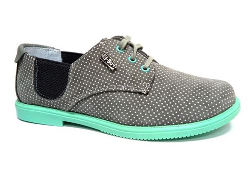 

Кожаные туфли Renbut 33-4326 серого цвета. 33