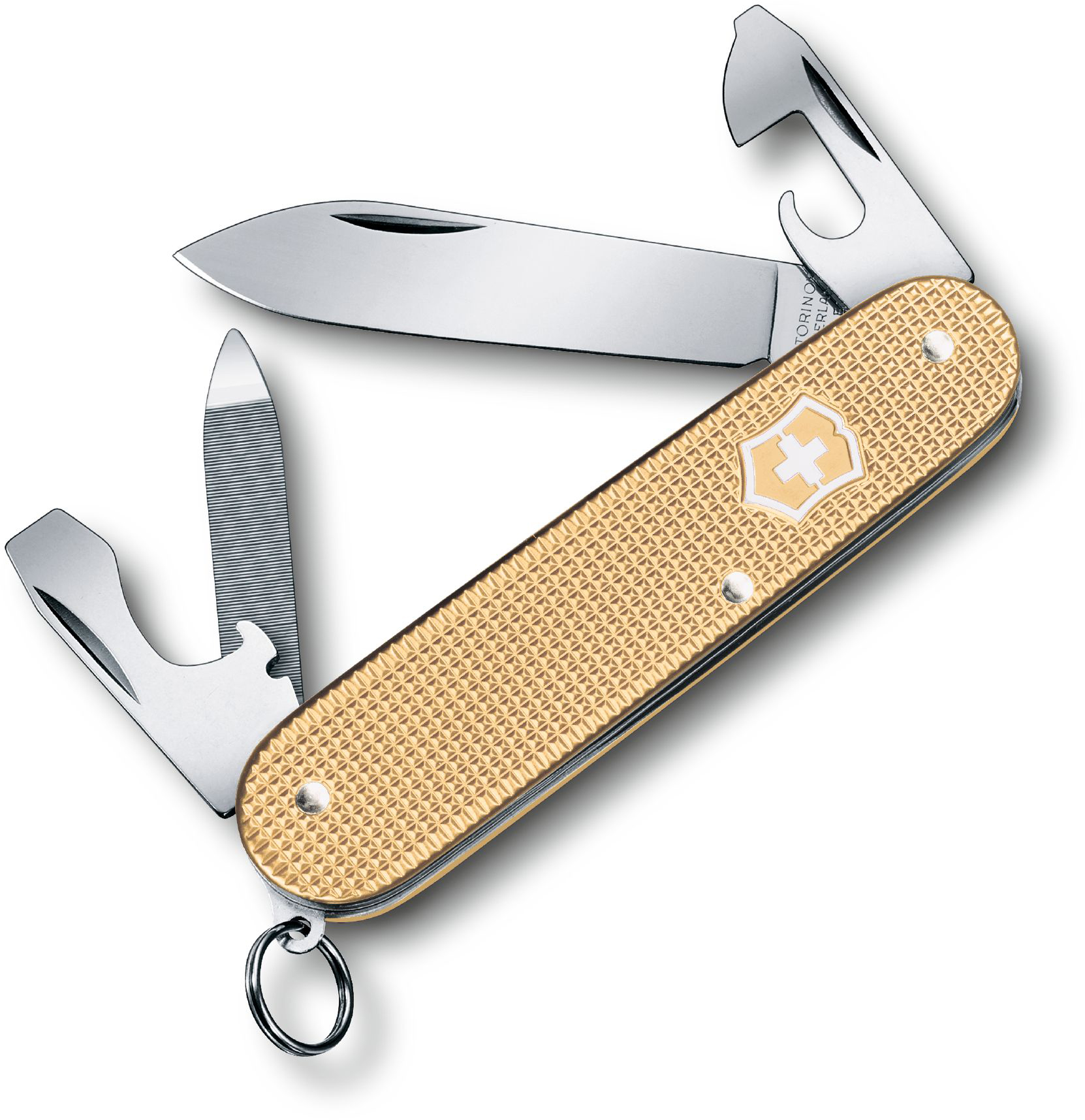 

Складной нож Victorinox CADET 84мм/2сл/9функ/рифл.зол (Lim.Ed. 2019) Vx02601.L19