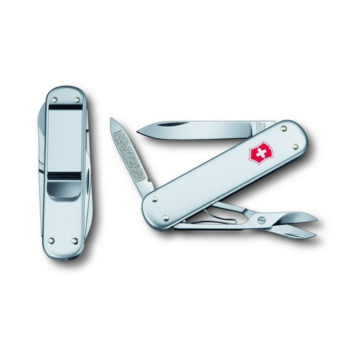 

Складной нож Victorinox MONEY CLIP 74мм/1сл/5функ/сереб/чехол /ножн/зажим для денег Vx06540.16