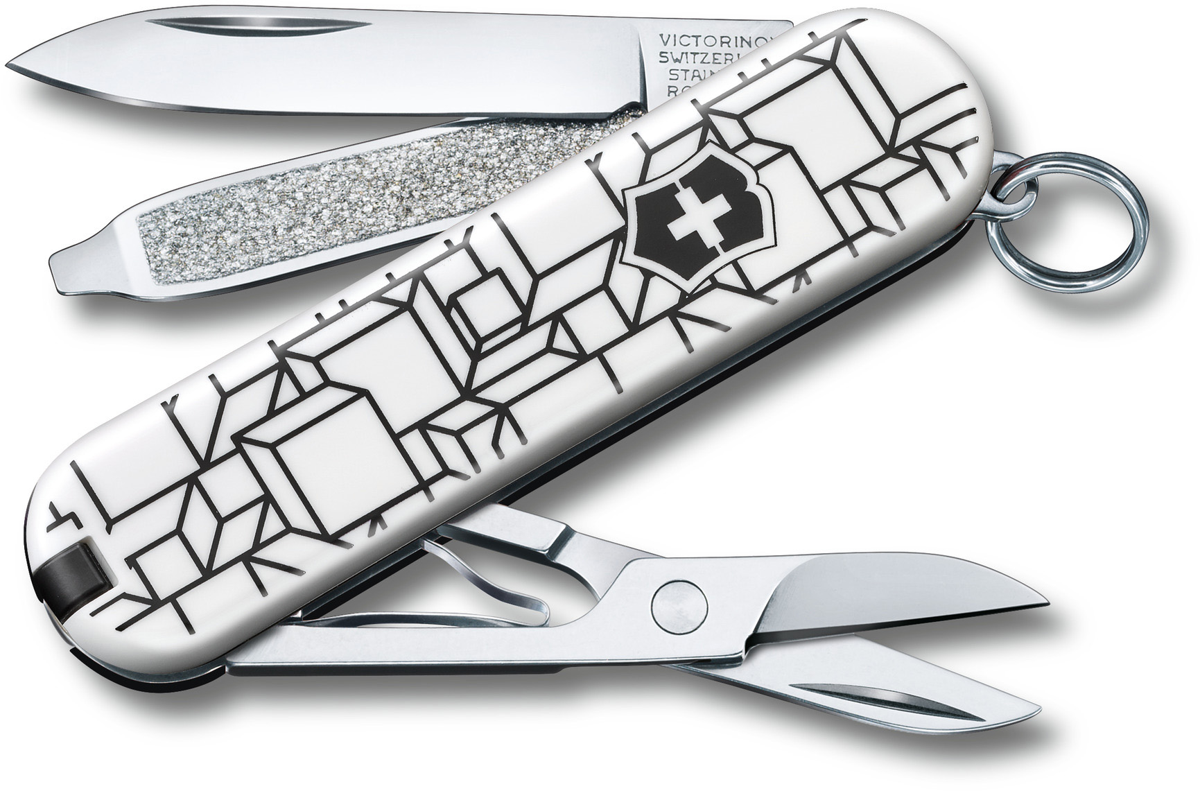 

Складной нож Victorinox CLASSIC LE "Cubic Illusion" 58мм/1сл/7функ/цветн/чехол /ножн Vx06223.L2105