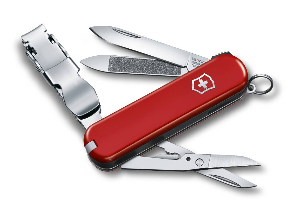 

Складной нож Victorinox NAILCLIP 580 65мм/8функ/крас /кус/ножн Vx06463