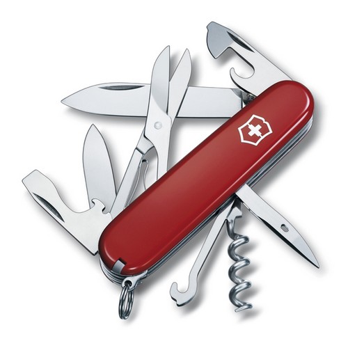 

Складной нож Victorinox CLIMBER 91мм/14функ/крас /штоп/ножн/крюк Vx13703