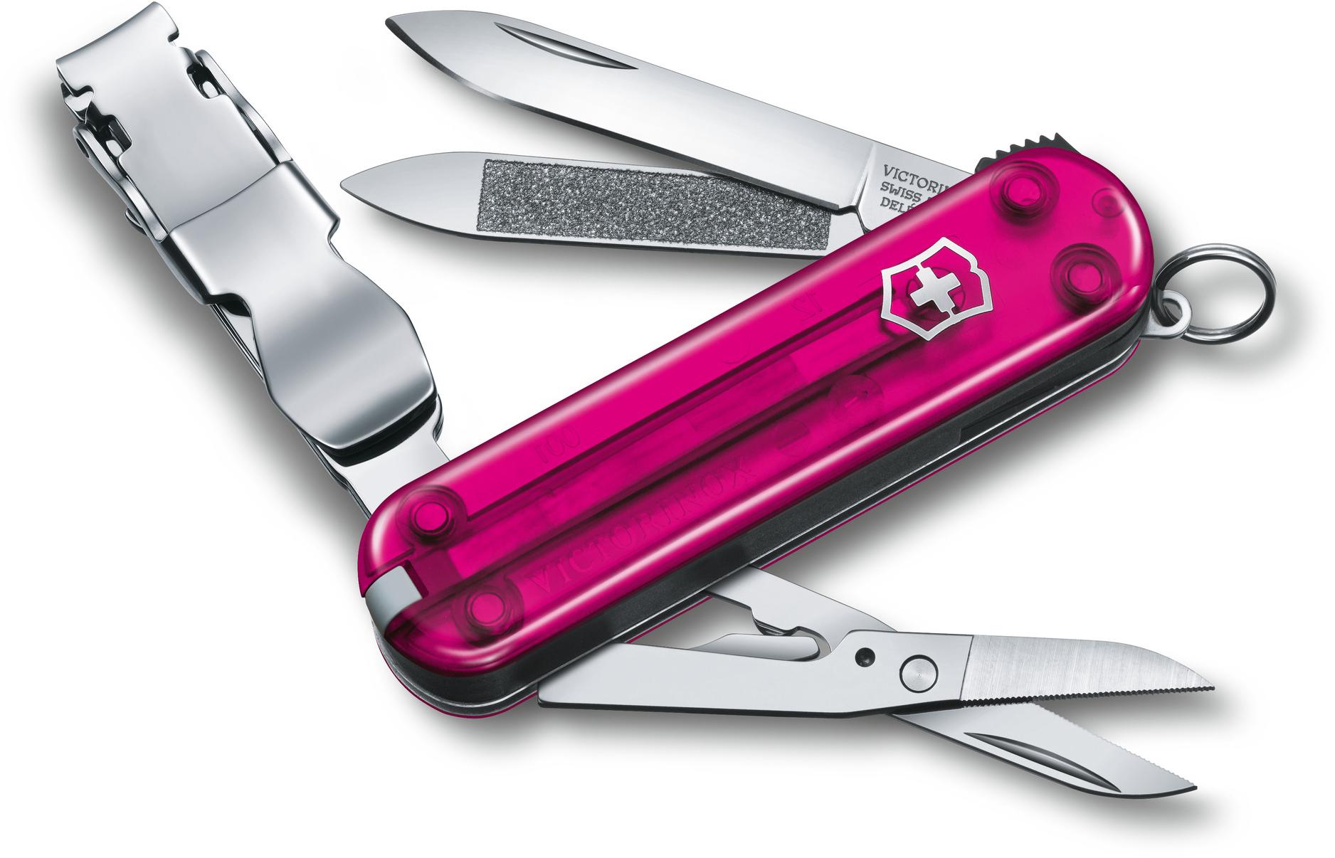 

Складной нож Victorinox NAILCLIP 580 65мм/8функ/роз.прозр /кус/ножн без упаковки Vx06463.T5L19