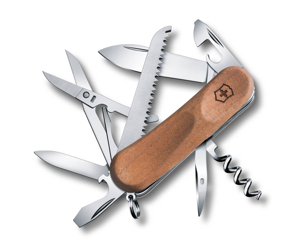 

Складной нож Victorinox EVOWOOD 17 85мм/4сл/13функ/орех /штоп/ножн/пила Vx23911.63