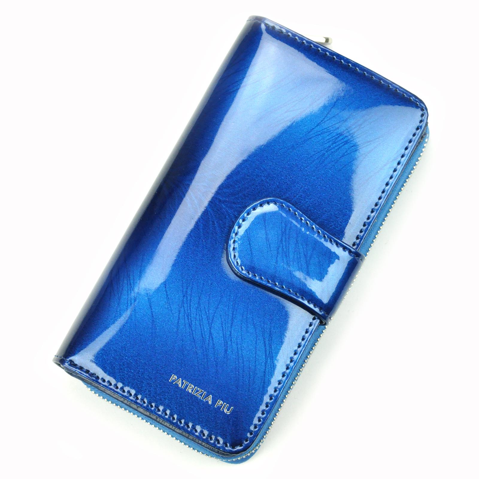 

Женский кожаный кошелек Patrizia Piu FF-116 RFID Синий