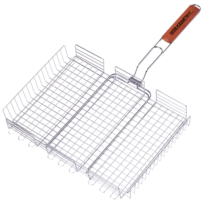 

Решетка-гриль КЕМПИНГ BQ-61 (42х34см), хромированная сталь