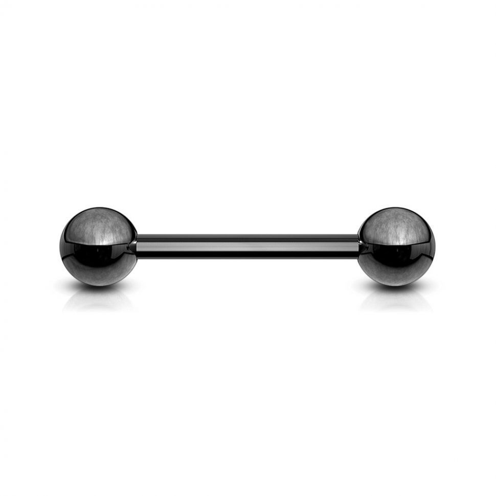 

Штанга из стали PiercedFish BT для пирсинга хряща уха, хеликса, индастриал, для брови, сосков, языка (8 мм, Черный, 1.6 мм, 3 мм)