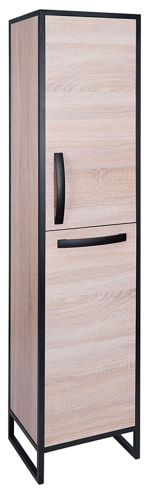 

Пенал напольный Qtap Taurus 350х1750х300 Whitish oak с корзиной для белья QT2475PN175KRWO