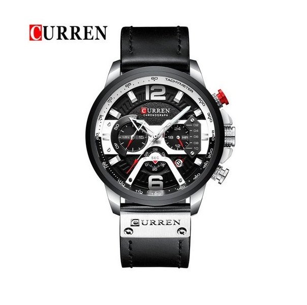 

Мужские наручные часы Curren 8329 Black-Silver