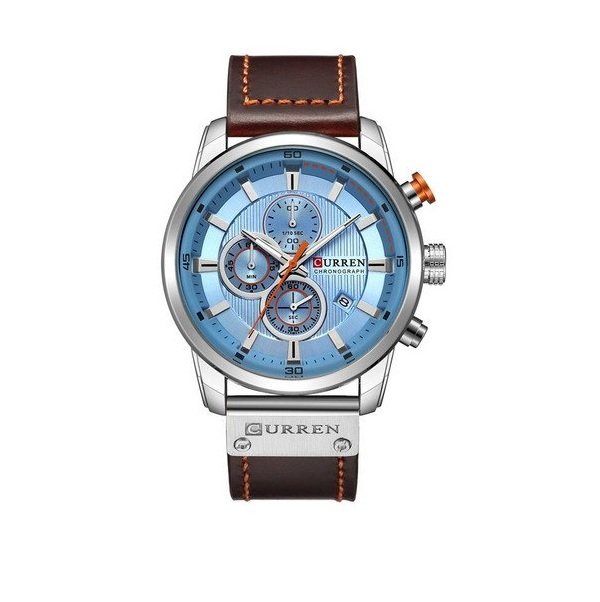 

Мужские наручные часы Curren 8291 Silver-Blue