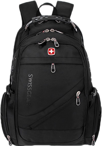 

Рюкзак SwissGear 8810 с отделением для ноутбука 35 л Черный + чехол от дождя