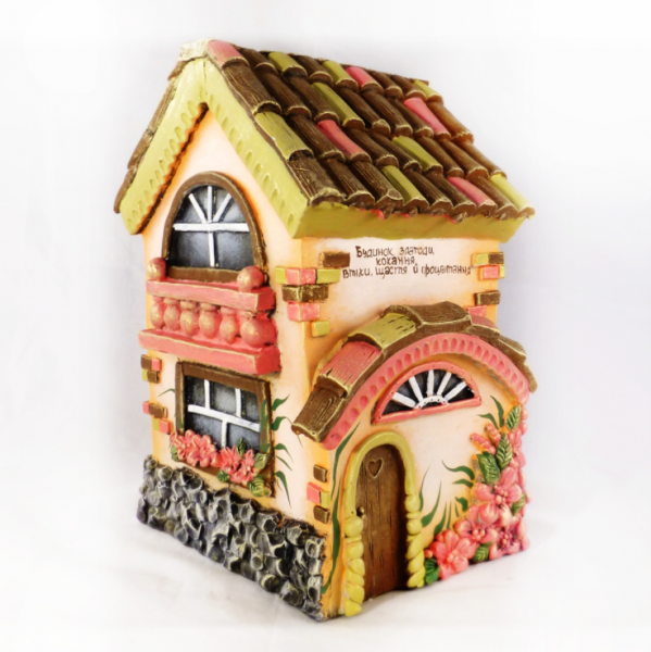 

Копилка Present Домик Итальянский большой — коралловый гипс КГ601-4 (IR02127)
