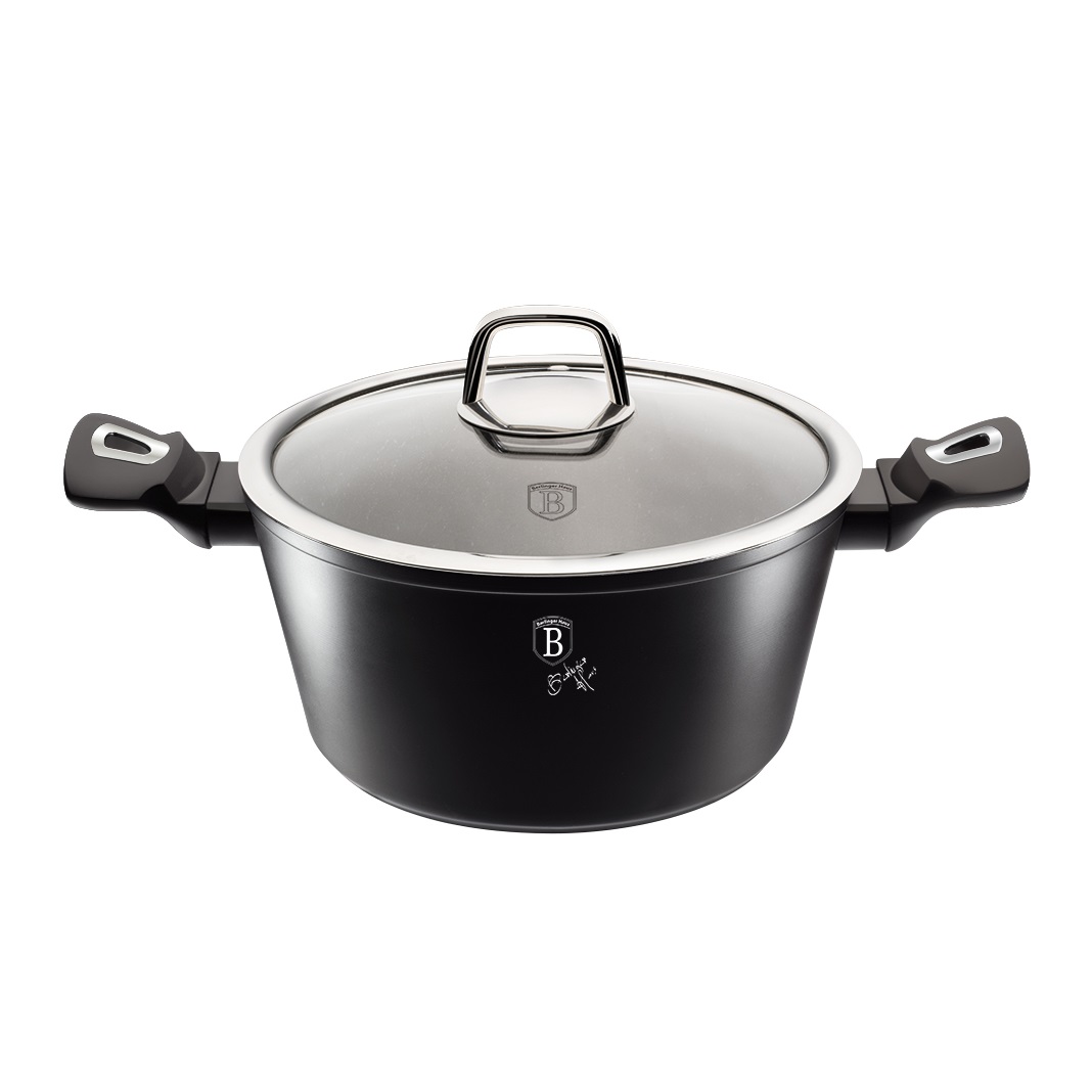 

Кастрюля Berlinger Haus Black Silver Line BH-1852 (4,1 л, 24 см)