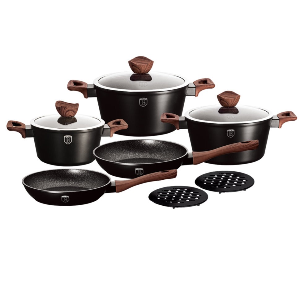 

Набор посуды Berlinger Haus Ebony Rosewood Collection BH-1534N (10 пр)