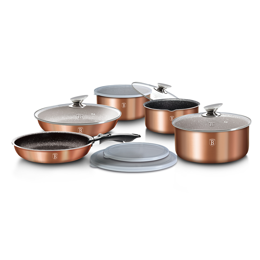 

Набор посуды Berlinger Haus Rose Gold Metallic Line BH-1591 (12 пр)