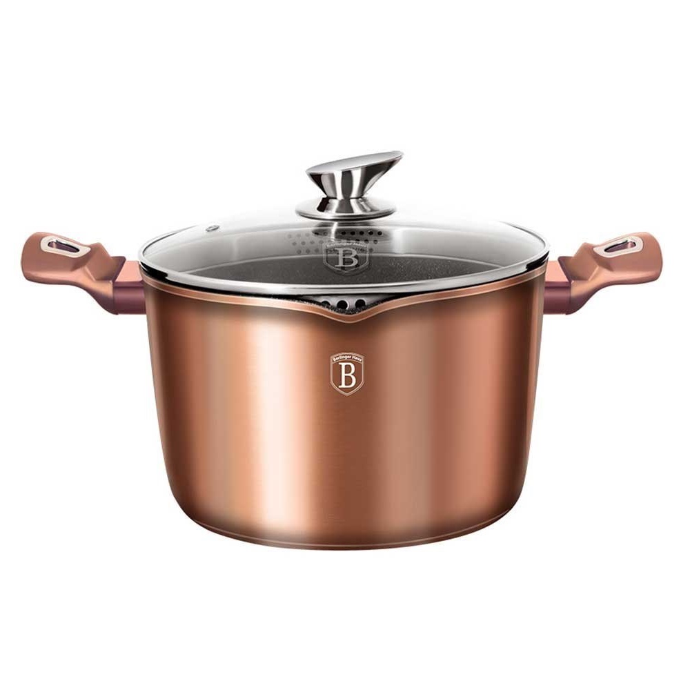 

Кастрюля Berlinger Haus Rose Gold Metallic Line BH-1520N (6 л, 24 см)