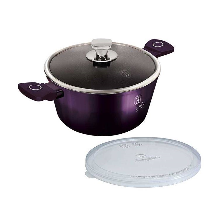 

Кастрюля Berlinger Haus Purple Eclips Collection BH-6629 (4,1 л, 24 см)