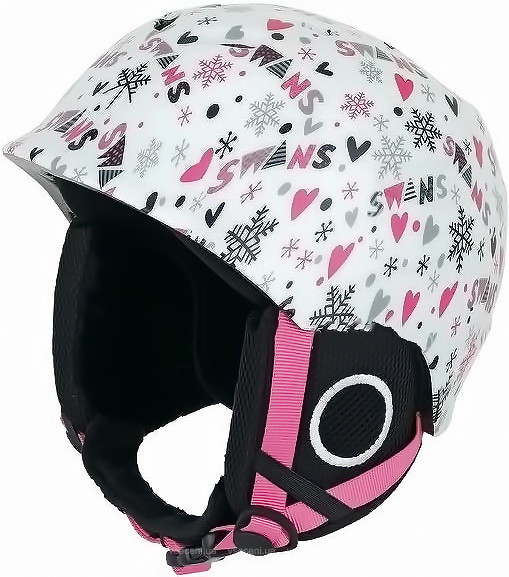 

Шлем Swans H-55 White/pink 55-19 S