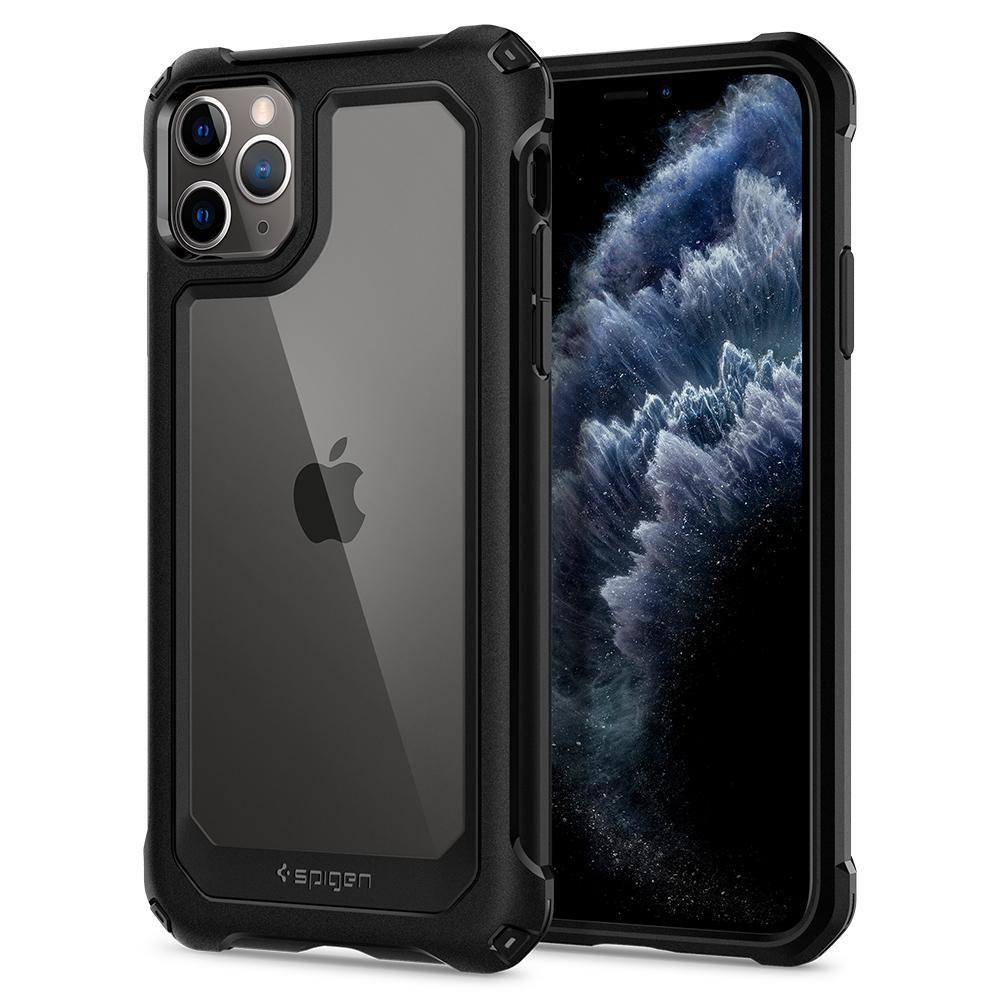 

Чехол Spigen Gauntlet для iPhone 11 Pro Carbon Black