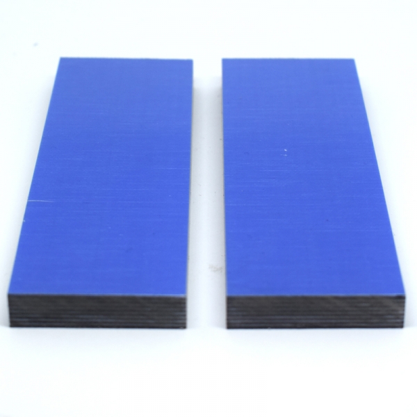 

Накладки G10 для рукояти ножа Blue-Black (сине-черный) 125х40х9.3мм (пара)