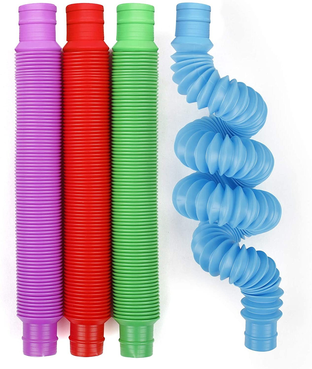 

Развивающая сенсорная детская игрушка Pop Tube антистресс поп туб 4 шт набор POP-TB-08