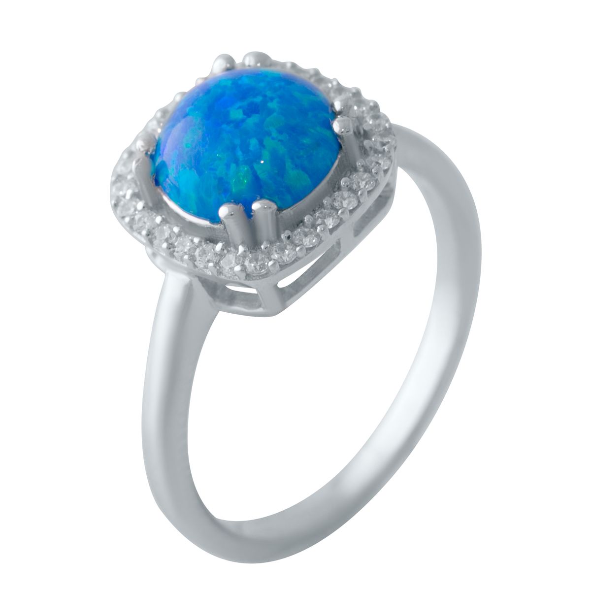

Серебряное кольцо SilverLine с опалом 1.096ct 17 размер