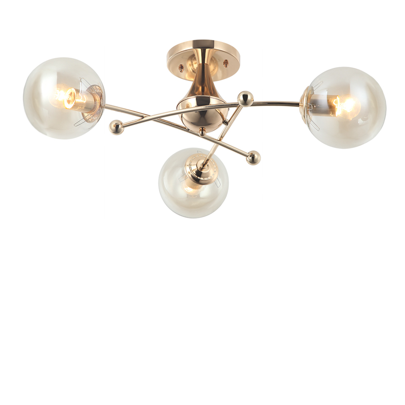 

Люстра стельова Light House SRS-16077/3 золото