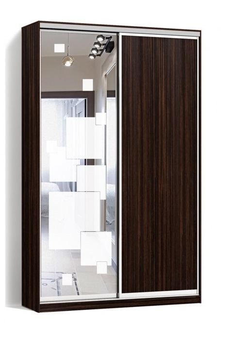 

Шкаф-купе LuxeStudio 2 двери ДСП/Пескоструй рисунок 53 цвет Венге CLS - I 190 x 230 x 60 см