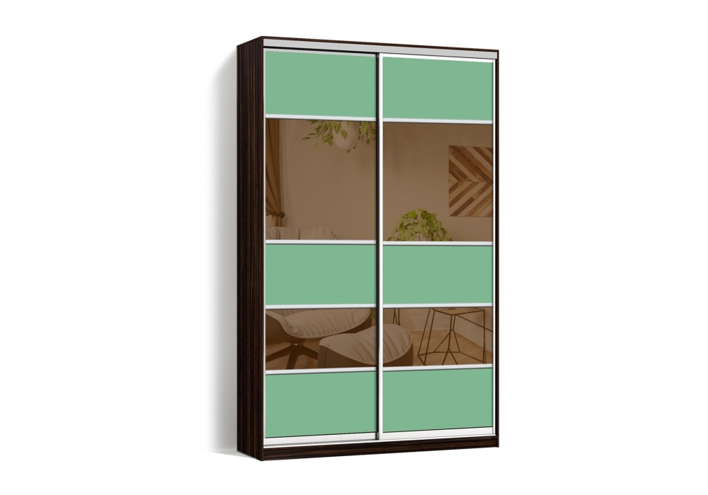 

Шкаф-купе LuxeStudio 2 двери Стекло тонированное/Стекло тонированное 550-550 цвет Венге CLS - II 190 x 210 x 60 см