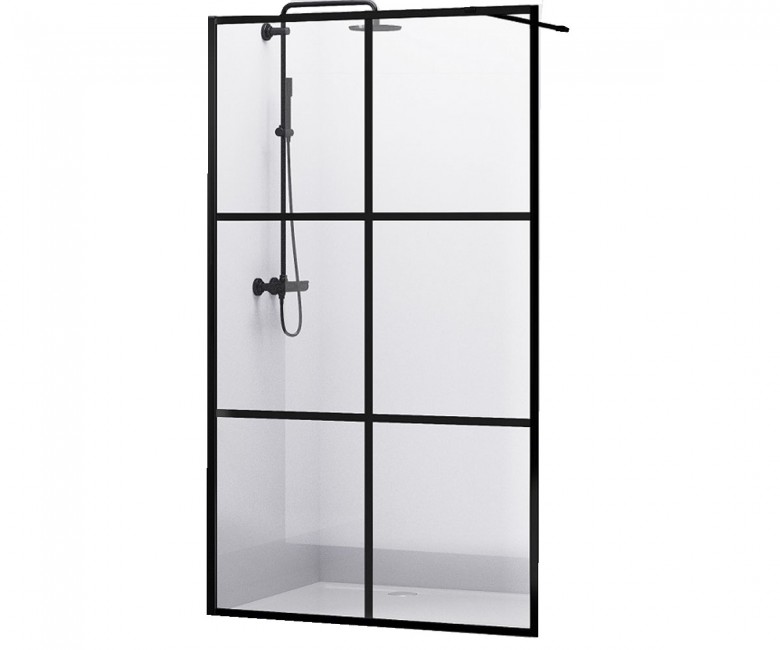 

Душевая перегородка 110х200 см Volle MALLA NEGRA 18-08-110BLACK SET