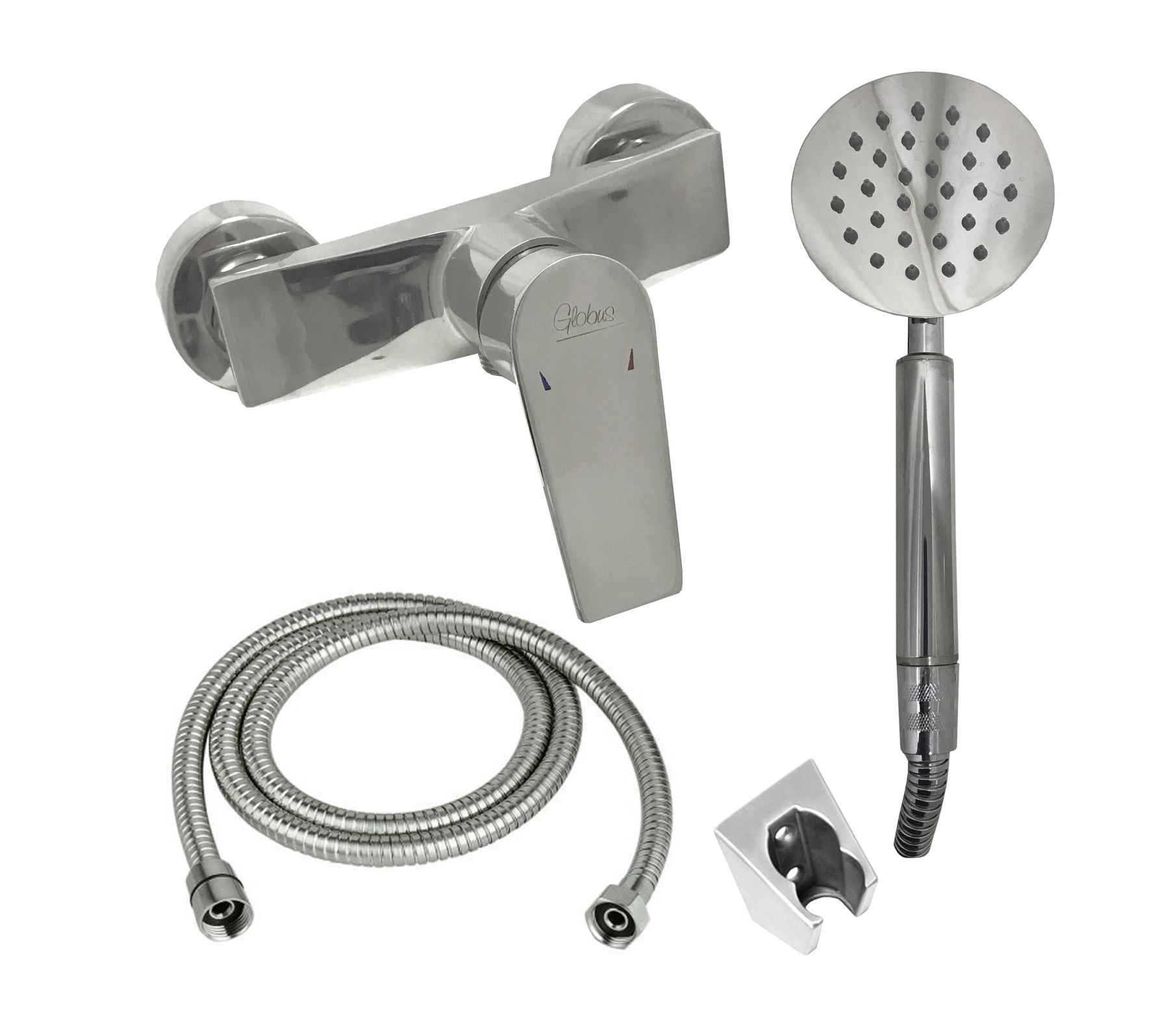 

Смеситель для душа Globus Lux SHM-105-M + душевой набор