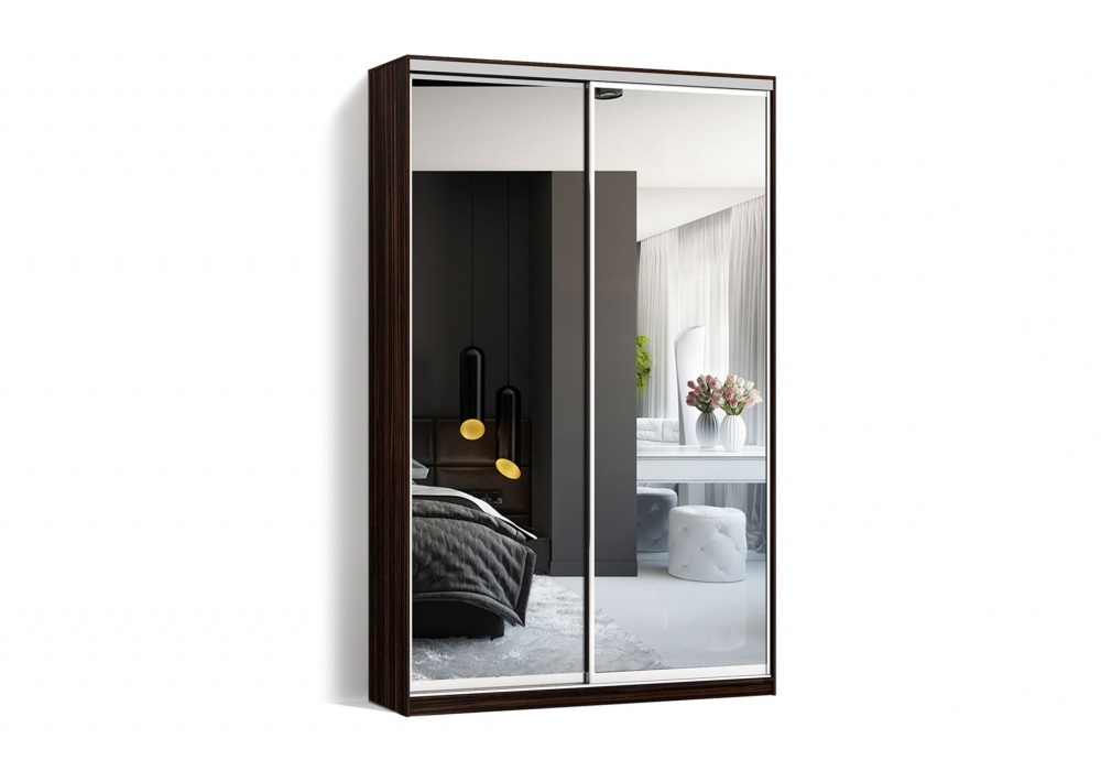 

Шкаф-купе Luxe 2 двери Зеркало/Зеркало CLS - IV 170 x 200 x 45 см цвет Венге магия