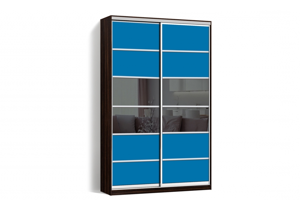 

Шкаф-купе LuxeStudio 2 двери Стекло тонированное/Стекло тонированное 2038-2038 цвет Венге CLS - III 110 x 200 x 60 см